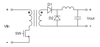 Typical Single Switch Forward Converter Circuit Diagram