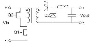 Typical Active Clamp Forward Converter Circuit Diagram
