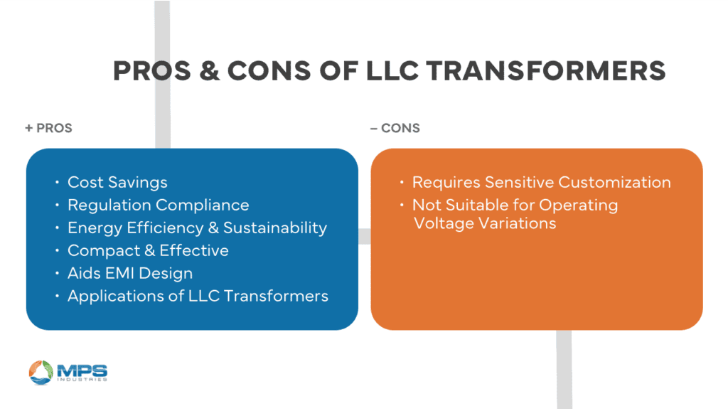 Advantages of LLC Transformers Advantages of LLC Transformers