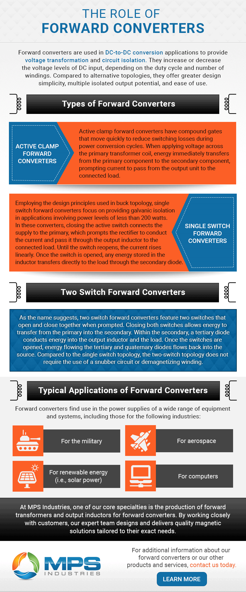The Role of Forward Converters