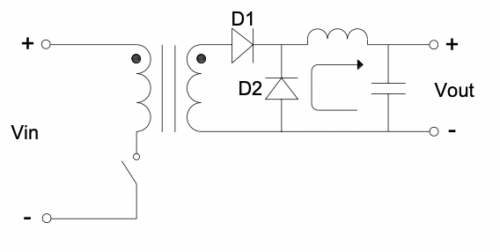 Fig.6: Current Flow w/ Switch Open