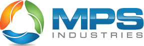 MPS Industries, Inc logo on transparent background